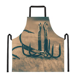 Fishing Hooks Print Apron
