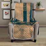 Fishing Hooks Print Armchair Protector