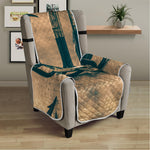 Fishing Hooks Print Armchair Protector