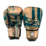 Fishing Hooks Print Boxing Gloves