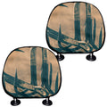 Fishing Hooks Print Car Headrest Covers