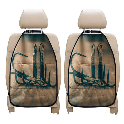 Fishing Hooks Print Car Seat Organizers