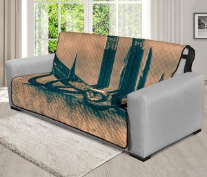 Fishing Hooks Print Futon Protector