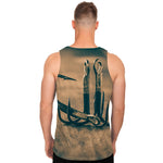 Fishing Hooks Print Men's Tank Top