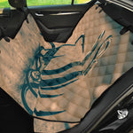 Fishing Hooks Print Pet Car Back Seat Cover