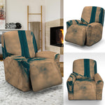 Fishing Hooks Print Recliner Slipcover