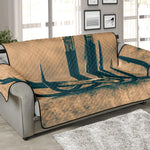 Fishing Hooks Print Sofa Protector