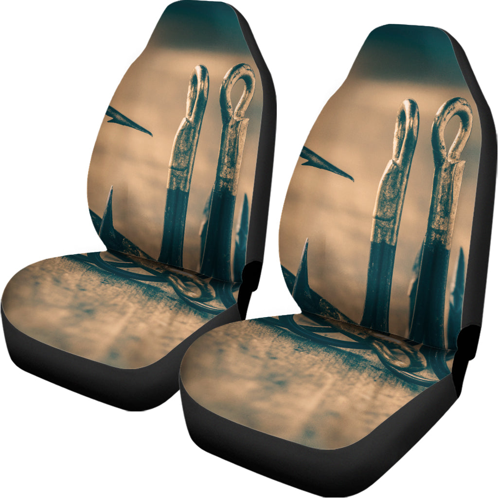covers for fishing hooks Fishing Hooks Print Universal Fit Car Seat Covers