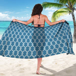 Fishing Rope Knots Pattern Print Beach Sarong Wrap