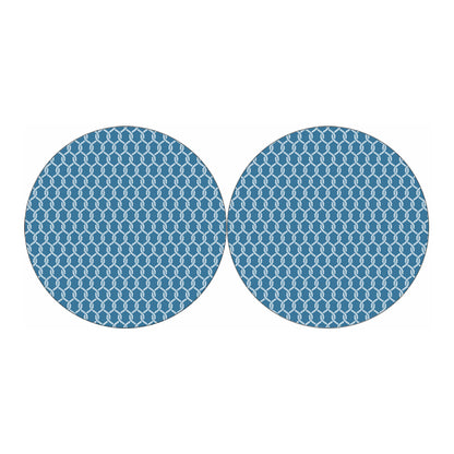 Fishing Rope Knots Pattern Print Car Coasters