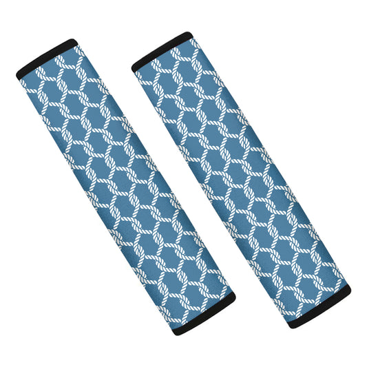 Fishing Rope Knots Pattern Print Car Seat Belt Covers