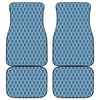 Fishing Rope Knots Pattern Print Front and Back Car Floor Mats