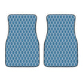 Fishing Rope Knots Pattern Print Front Car Floor Mats