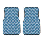 Fishing Rope Knots Pattern Print Front Car Floor Mats