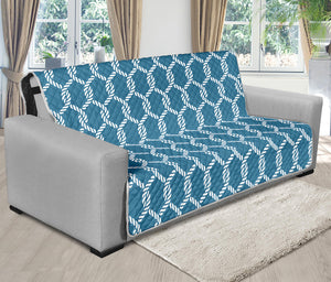 Fishing Rope Knots Pattern Print Futon Protector