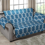 Fishing Rope Knots Pattern Print Loveseat Protector