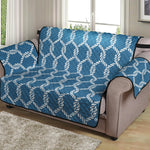 Fishing Rope Knots Pattern Print Loveseat Protector