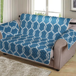 Fishing Rope Knots Pattern Print Loveseat Protector