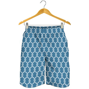 Fishing Rope Knots Pattern Print Men's Shorts