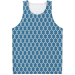 Fishing Rope Knots Pattern Print Men's Tank Top