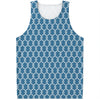 Fishing Rope Knots Pattern Print Men's Tank Top