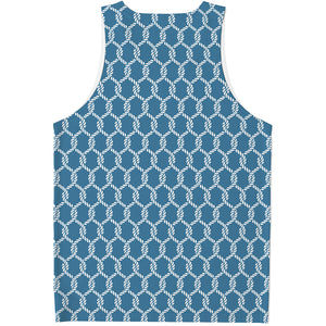 Fishing Rope Knots Pattern Print Men's Tank Top