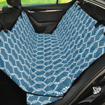 Fishing Rope Knots Pattern Print Pet Car Back Seat Cover