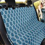 Fishing Rope Knots Pattern Print Pet Car Back Seat Cover