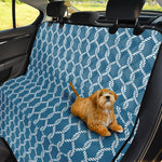 Fishing Rope Knots Pattern Print Pet Car Back Seat Cover