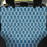 Fishing Rope Knots Pattern Print Pet Car Back Seat Cover