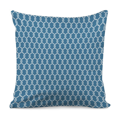 Fishing Rope Knots Pattern Print Pillow Cover