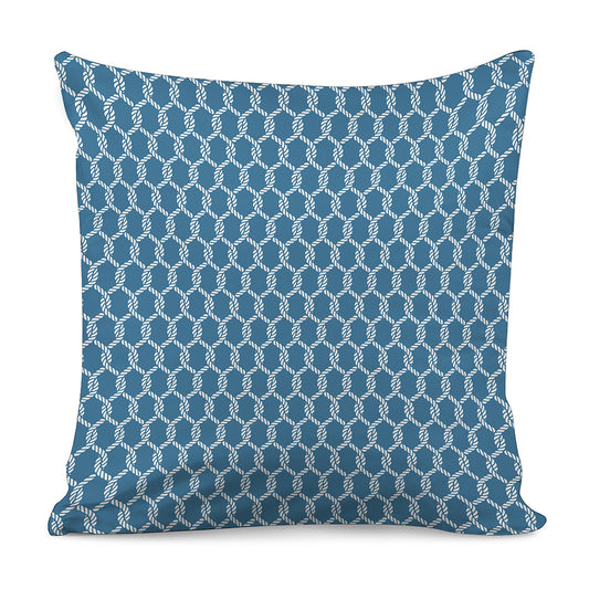 Fishing Rope Knots Pattern Print Pillow Cover
