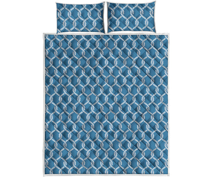 Fishing Rope Knots Pattern Print Quilt Bed Set