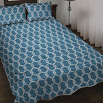 Fishing Rope Knots Pattern Print Quilt Bed Set