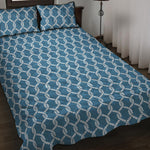 Fishing Rope Knots Pattern Print Quilt Bed Set