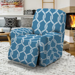 Fishing Rope Knots Pattern Print Recliner Slipcover