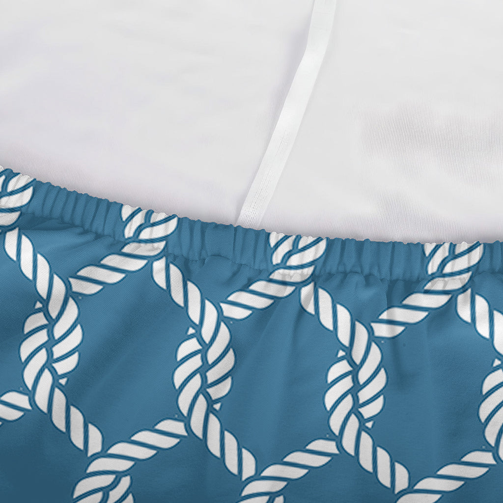 Fishing Rope Knots Pattern Print Sofa Cover