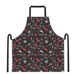 Fishing Theme Pattern Print Apron
