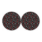 Fishing Theme Pattern Print Car Coasters