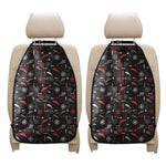 Fishing Theme Pattern Print Car Seat Organizers