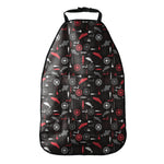 Fishing Theme Pattern Print Car Seat Organizers