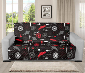 Fishing Theme Pattern Print Futon Protector