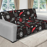 Fishing Theme Pattern Print Futon Protector