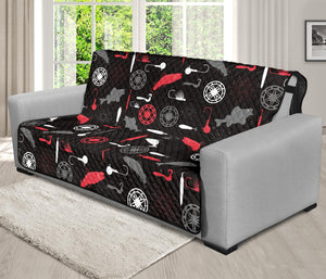 Fishing Theme Pattern Print Futon Protector