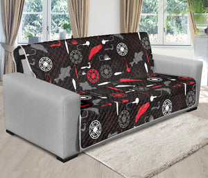 Fishing Theme Pattern Print Futon Protector