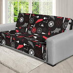 Fishing Theme Pattern Print Futon Protector