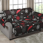 Fishing Theme Pattern Print Loveseat Protector