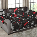 Fishing Theme Pattern Print Loveseat Protector