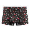 Fishing Theme Pattern Print Men's Boxer Briefs