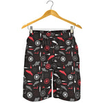 Fishing Theme Pattern Print Men's Shorts